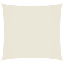 Zonnescherm vierkant 2,5x2,5 m oxford stof crèmekleurig