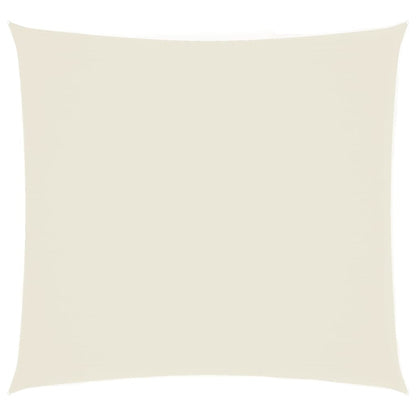 Zonnescherm vierkant 2,5x2,5 m oxford stof crèmekleurig