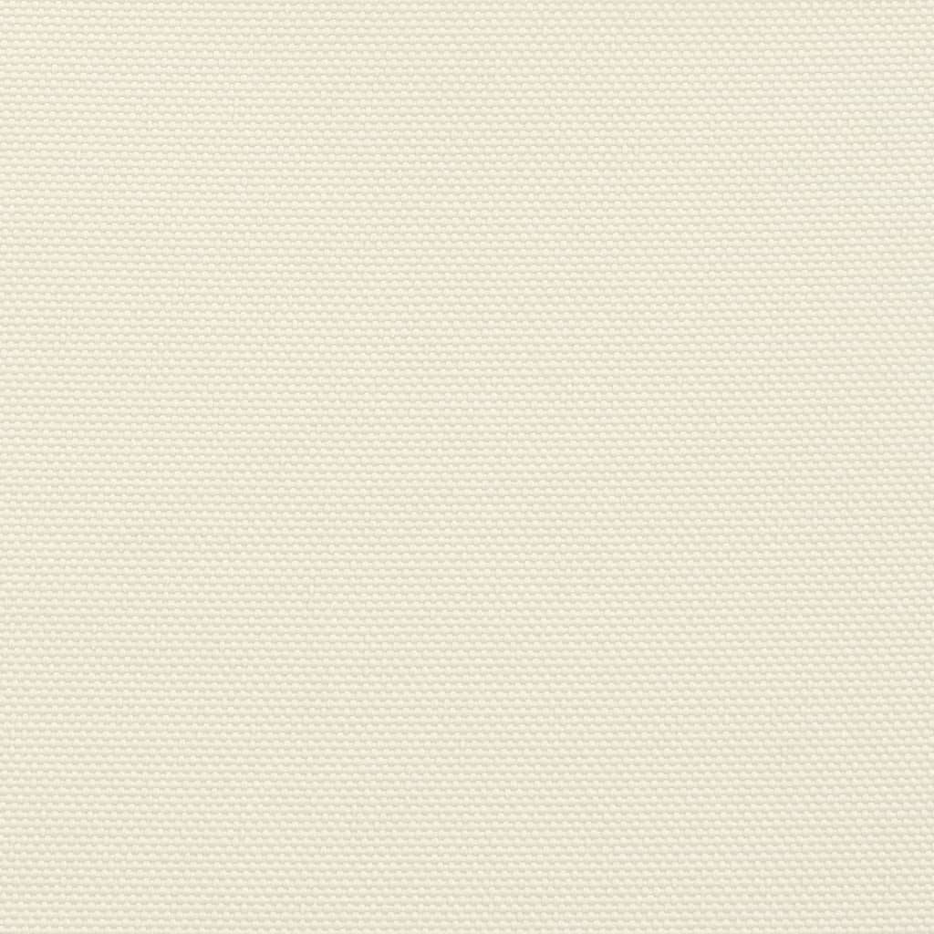 Zonnescherm vierkant 2,5x2,5 m oxford stof crèmekleurig