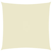 Zonnescherm vierkant 5x5 m oxford stof crèmekleurig 5 x 5 m Crème