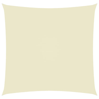 Zonnescherm vierkant 5x5 m oxford stof crèmekleurig 5 x 5 m Crème