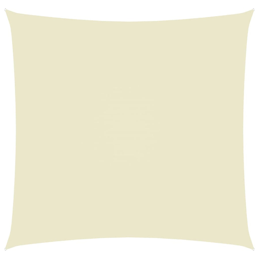 Zonnescherm vierkant 6x6 m oxford stof crèmekleurig 6 x 6 m Crème