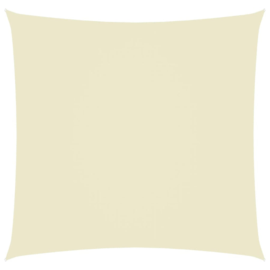 Zonnescherm vierkant 7x7 m oxford stof crèmekleurig 7 x 7 m Crème