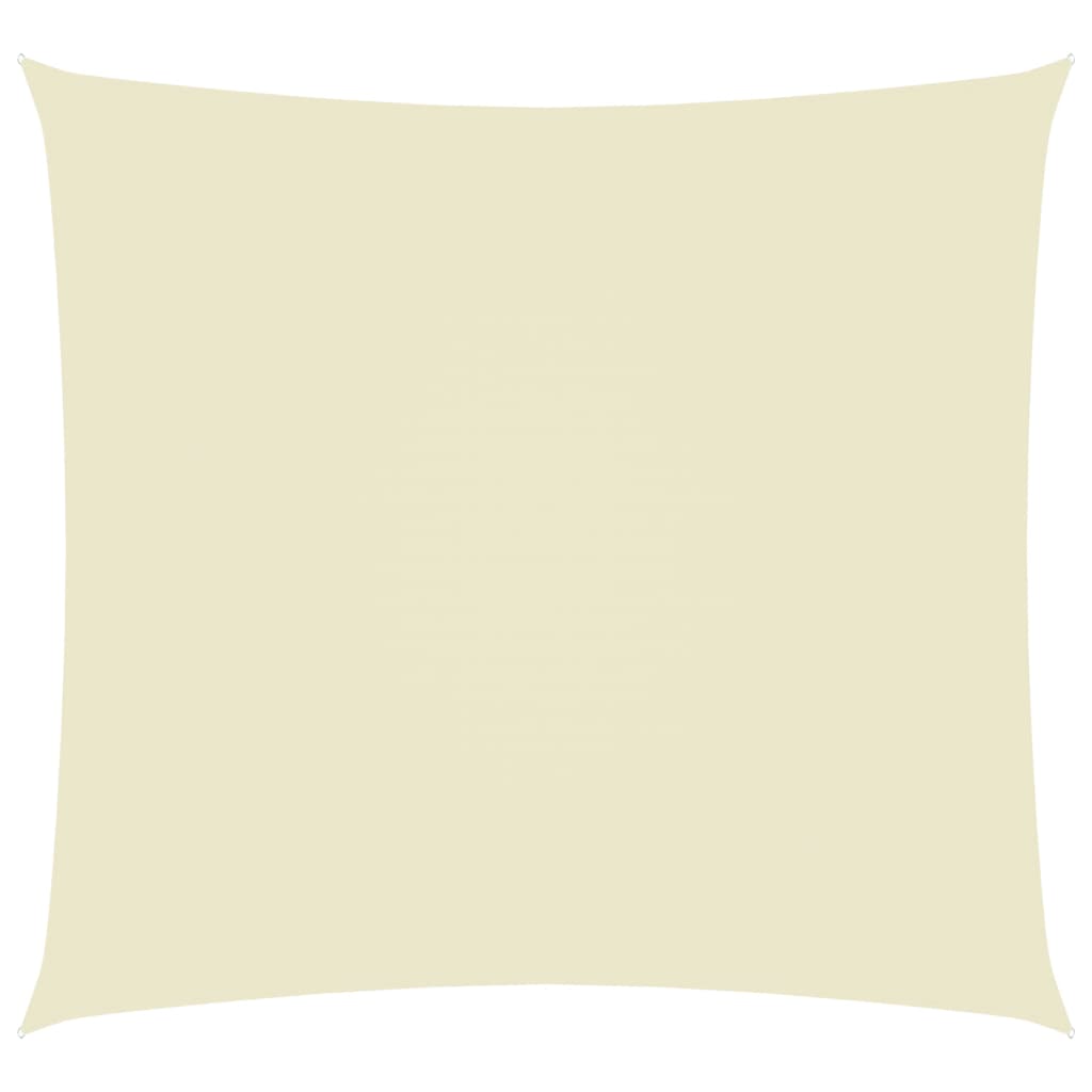 Zonnescherm rechthoekig 2x2,5 m oxford stof crèmekleurig 2 x 2.5 m