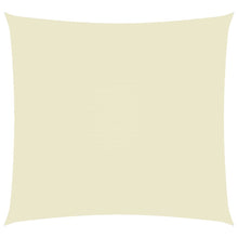 Zonnescherm rechthoekig 2x2,5 m oxford stof crèmekleurig 2 x 2.5 m
