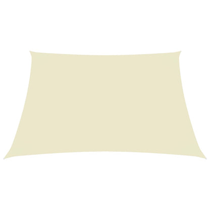 Zonnescherm rechthoekig 3,5x4,5 m oxford stof crèmekleurig 3.5 x 4.5 m