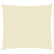 Zonnescherm rechthoekig 4x5 m oxford stof crèmekleurig 4 x 5 m