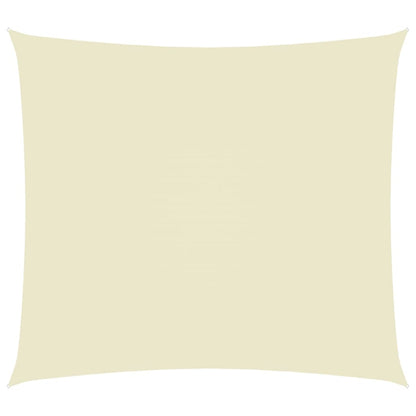 Zonnescherm rechthoekig 6x7 m oxford stof crèmekleurig 6 x 7 m
