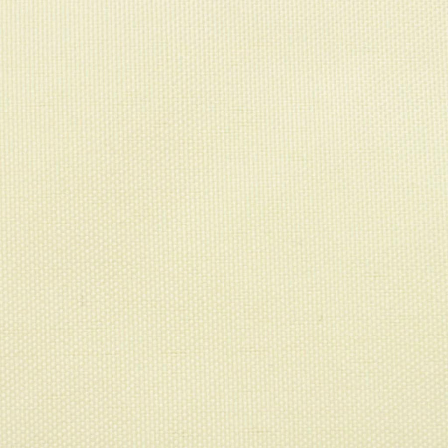 Zonnescherm Driehoekig Oxford Stof Kleurig 4 x 5 x 5 m Crème