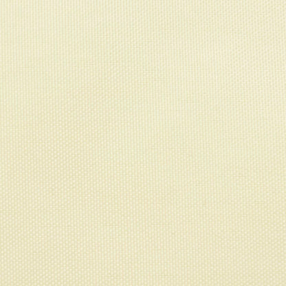 Zonnescherm Driehoekig Oxford Stof Kleurig 5 x 6 x 6 m Crème
