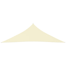 Zonnescherm Driehoekig Oxford Stof Kleurig 5 x 5 x 6 m Crème