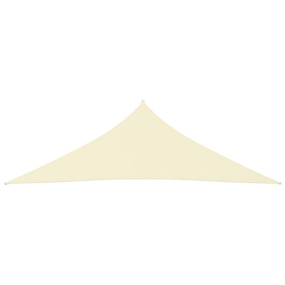 Zonnescherm Driehoekig Oxford Stof Kleurig 5 x 5 x 6 m Crème