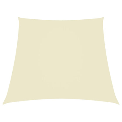 Zonnezeil Trapezium Oxford Stof Kleurig 2/4 x 3 m Crème