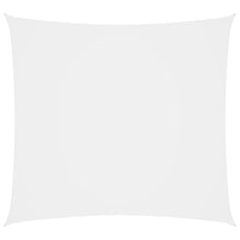 Zonnezeil vierkant 2x2 m oxford stof wit 2 x 2 m Wit