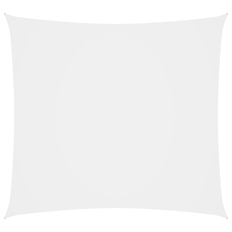 Zonnescherm vierkant 2,5x2,5 m oxford stof wit 2.5 x 2.5 m Wit