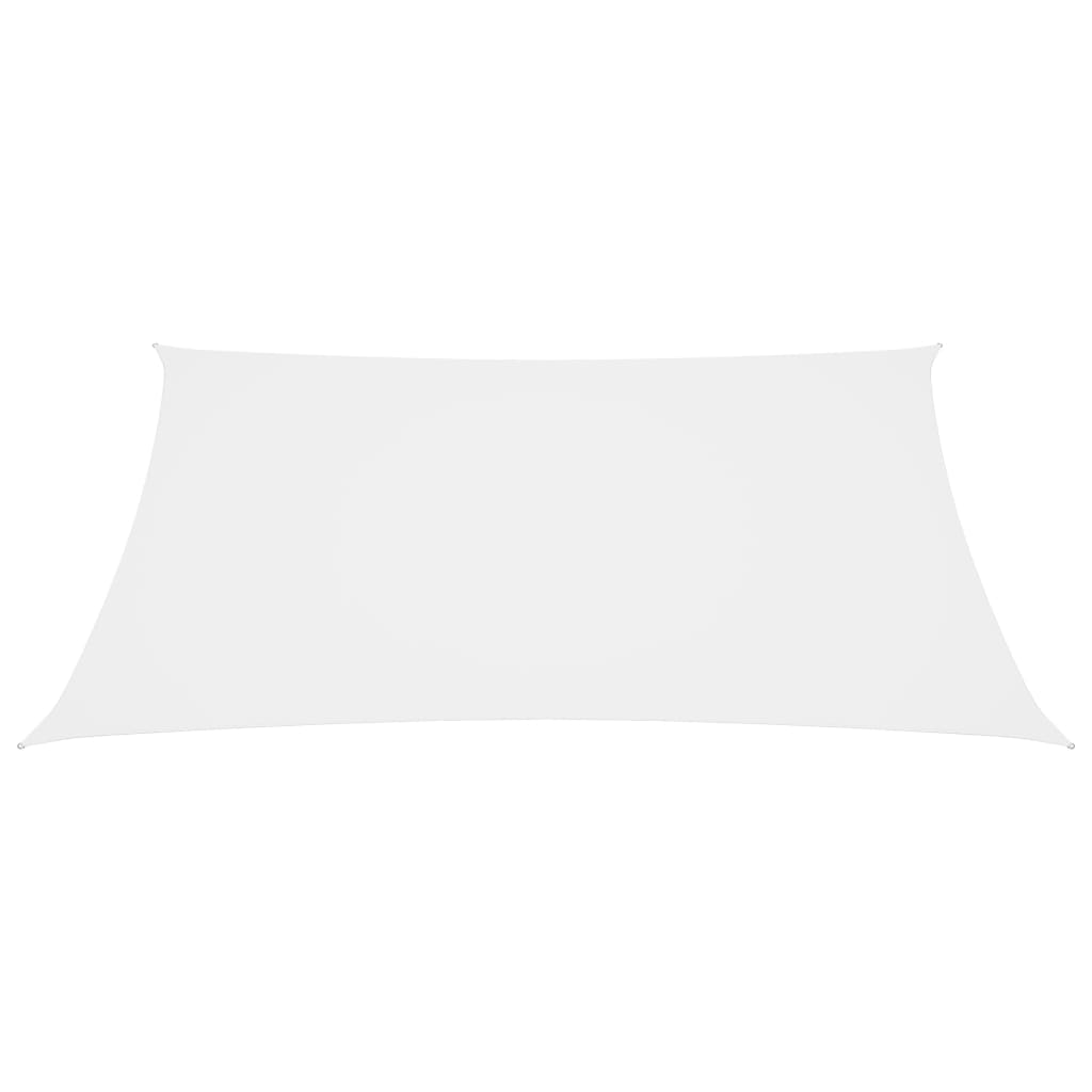 Zonnescherm vierkant 3,6x3,6 m oxford stof wit 3.6 x 3.6 m Wit