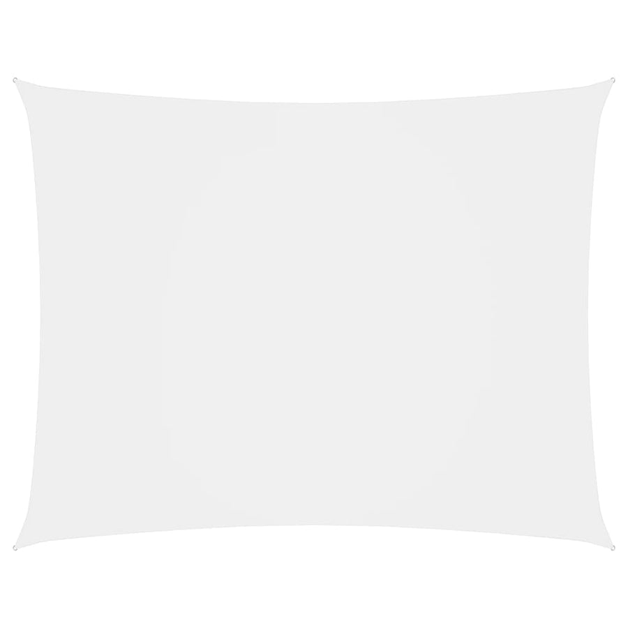 Zonnescherm rechthoekig 2,5x4 m oxford stof wit 2.5 x 4 m