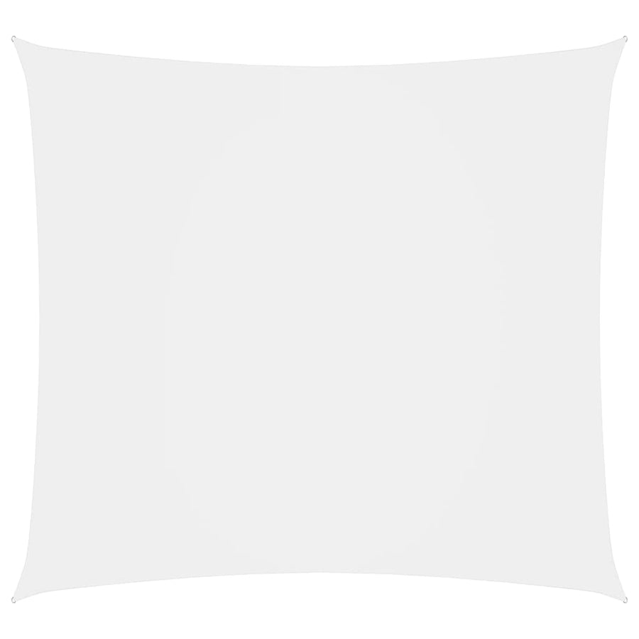 Zonnescherm Rechthoekig 3,5X5 M Oxford Stof Wit 3.5 x 5 m