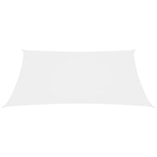 Zonnescherm Rechthoekig Oxford Stof Wit 4 x 5 m