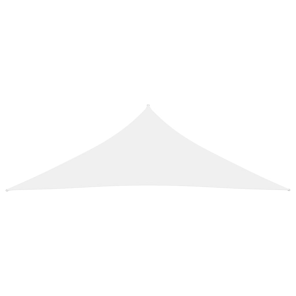 Zonnescherm Driehoekig 2,5X2,5X3,5 M Oxford Stof 2.5 x 2.5 x 3.5 m Wit