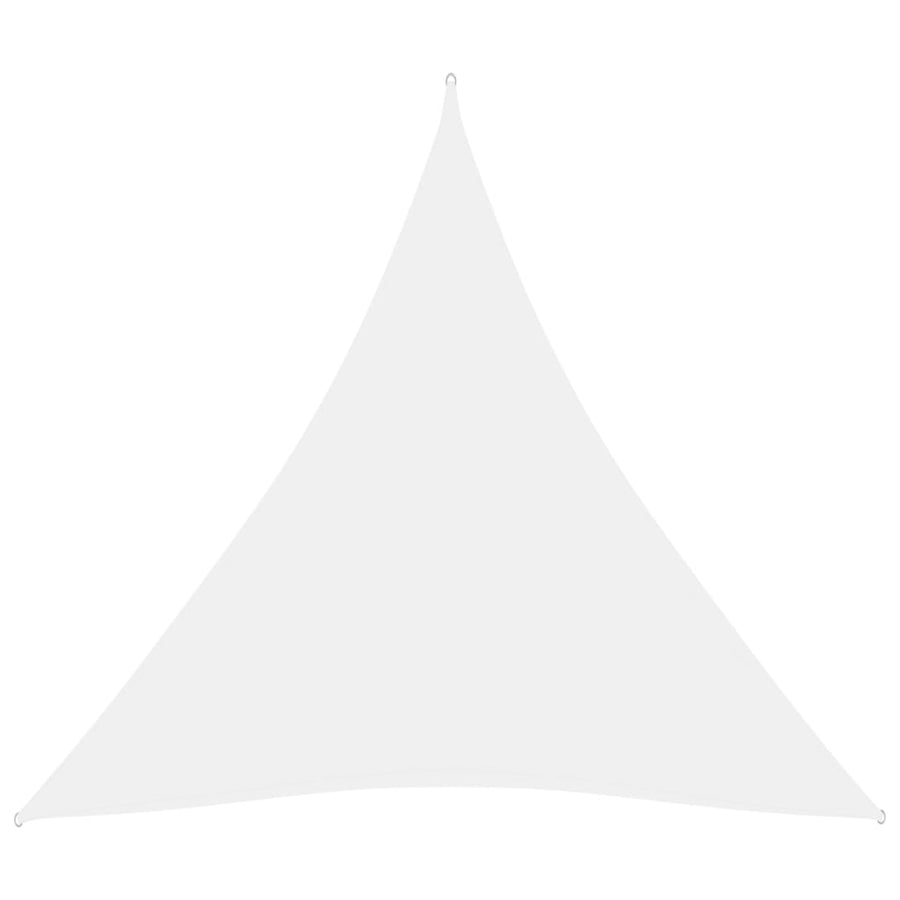 Zonnescherm Driehoekig 3,6X3,6X3,6 M Oxford Stof 3.6 x 3.6 x 3.6 m Wit