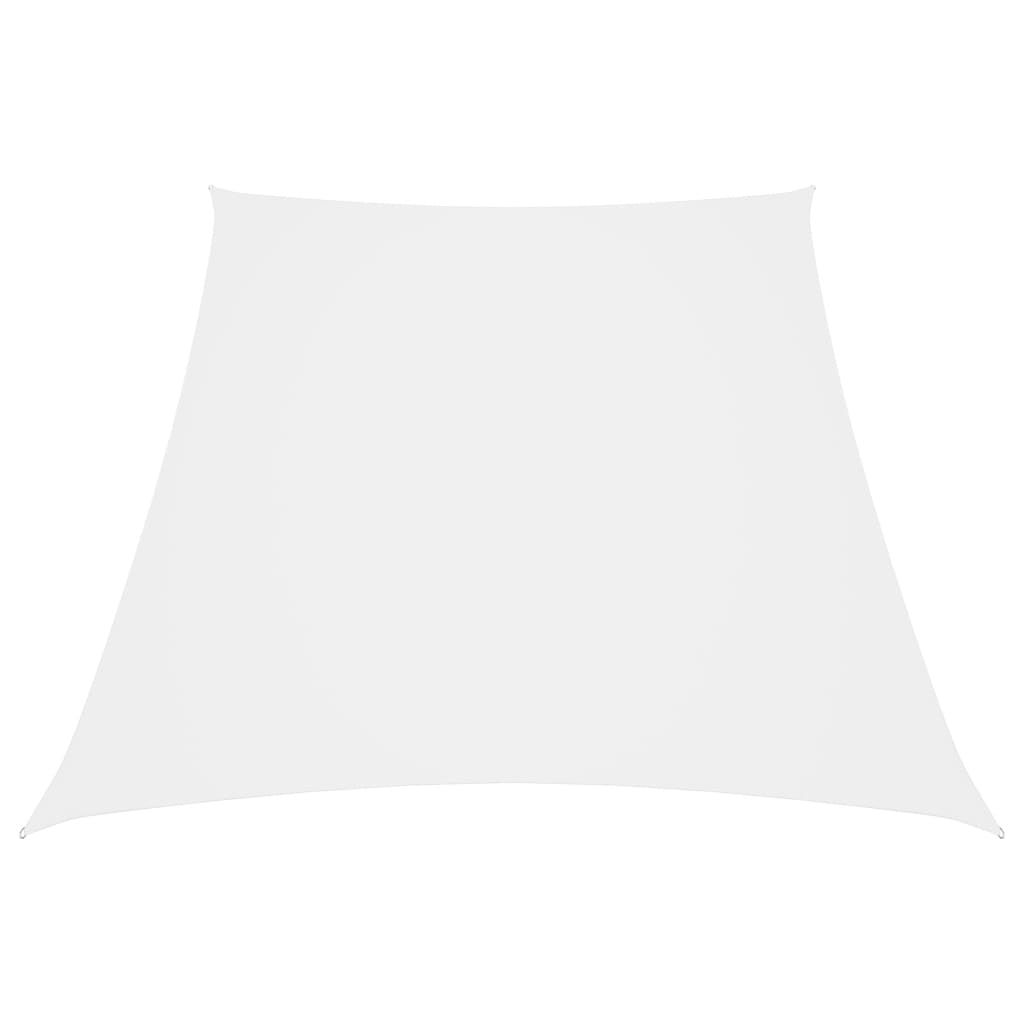 Zonnezeil Trapezium Oxford Stof 2/4 x 3 m Wit