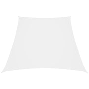 Zonnezeil trapezium 2/4x3 m wit oxford stof