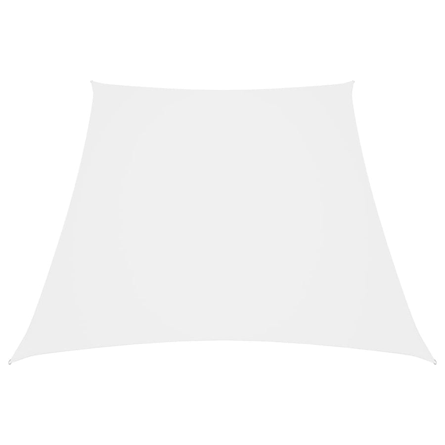 Zonnezeil Trapezium Oxford Stof 2/4 x 3 m Wit
