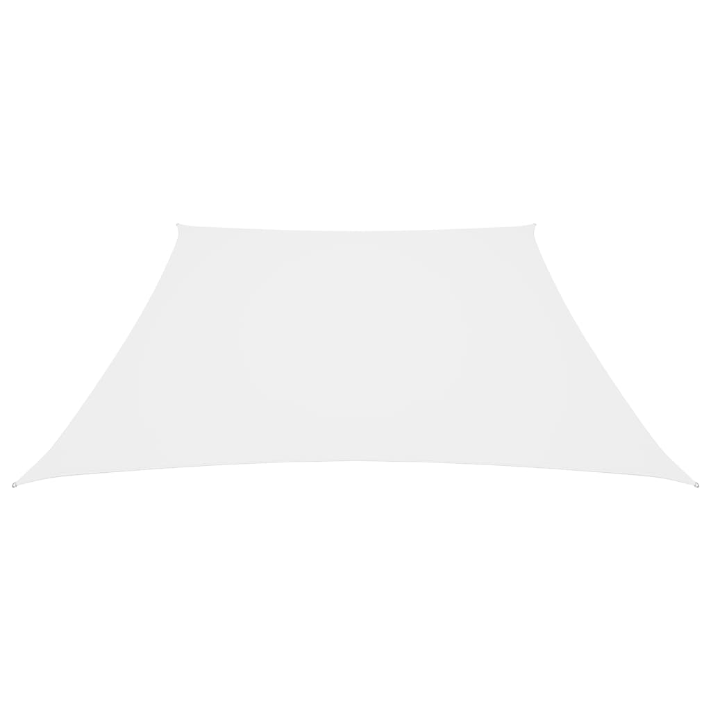 Zonnezeil Trapezium Oxford Stof 2/4 x 3 m Wit
