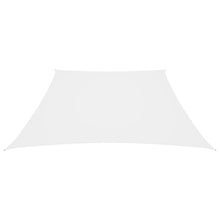 Zonnezeil Trapezium Oxford Stof 2/4 x 3 m Wit