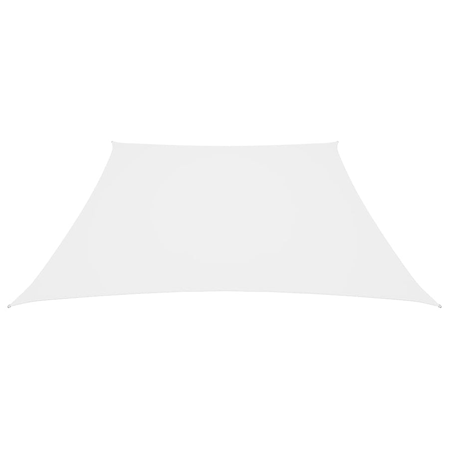 Zonnezeil Trapezium Oxford Stof 2/4 x 3 m Wit