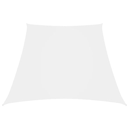 Zonnezeil Trapezium Oxford Stof 3/5 x 4 m Wit