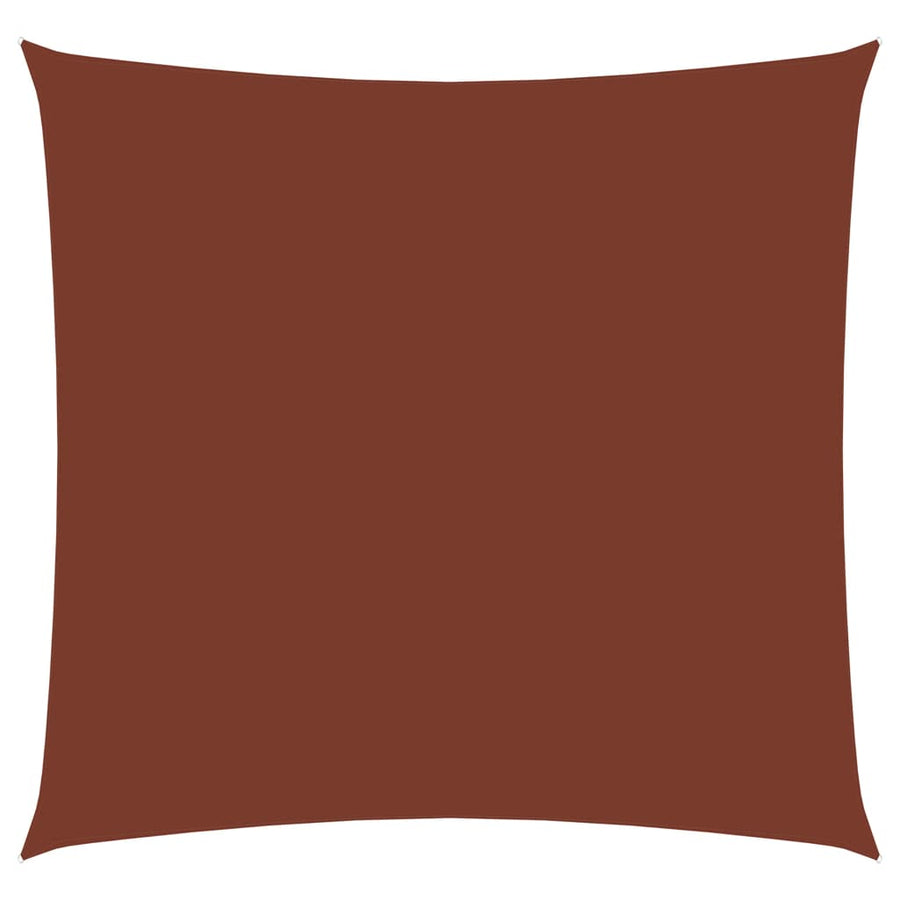 Zonnescherm vierkant 2,5x2,5 m oxford stof terraccota 2.5 x 2.5 m Terracotta