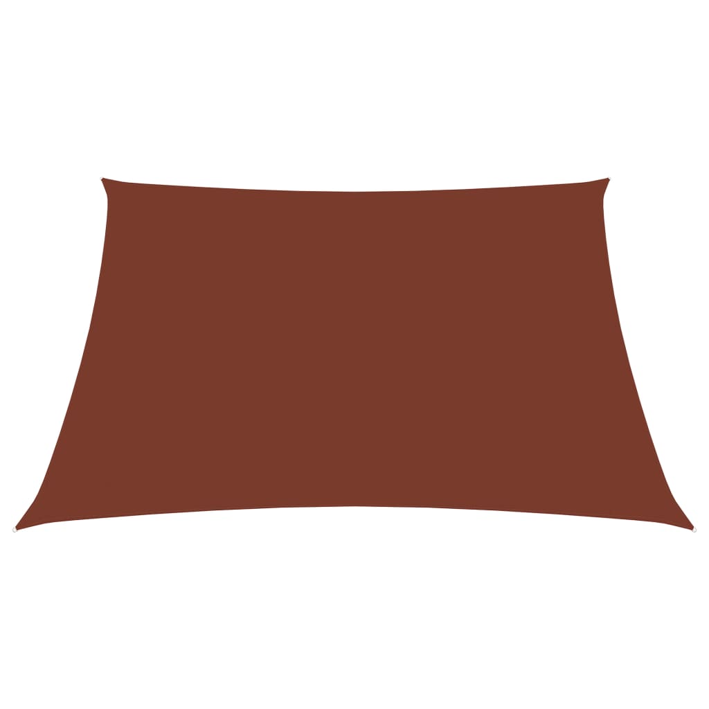 Zonnescherm vierkant 2,5x2,5 m oxford stof terraccota 2.5 x 2.5 m Terracotta