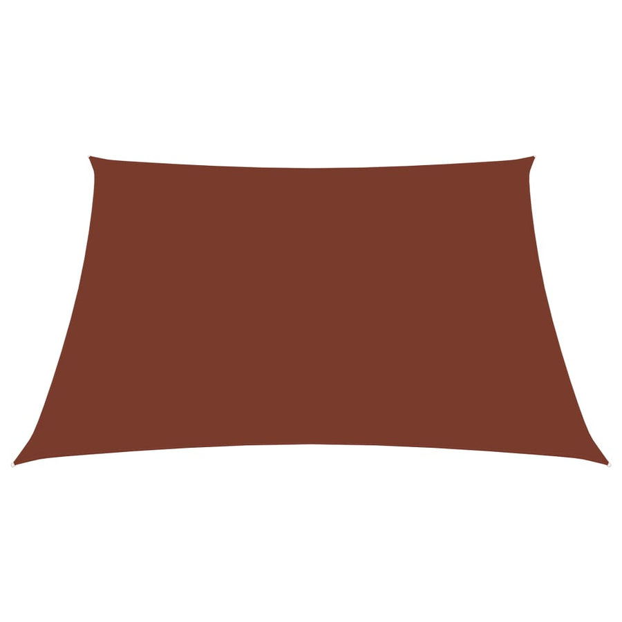 Zonnescherm vierkant 2,5x2,5 m oxford stof terraccota 2.5 x 2.5 m Terracotta