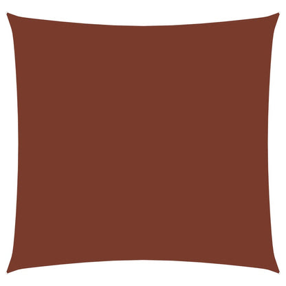 Zonnescherm vierkant 3x3 m oxford stof terracottakleurig 3 x 3 m Terracotta
