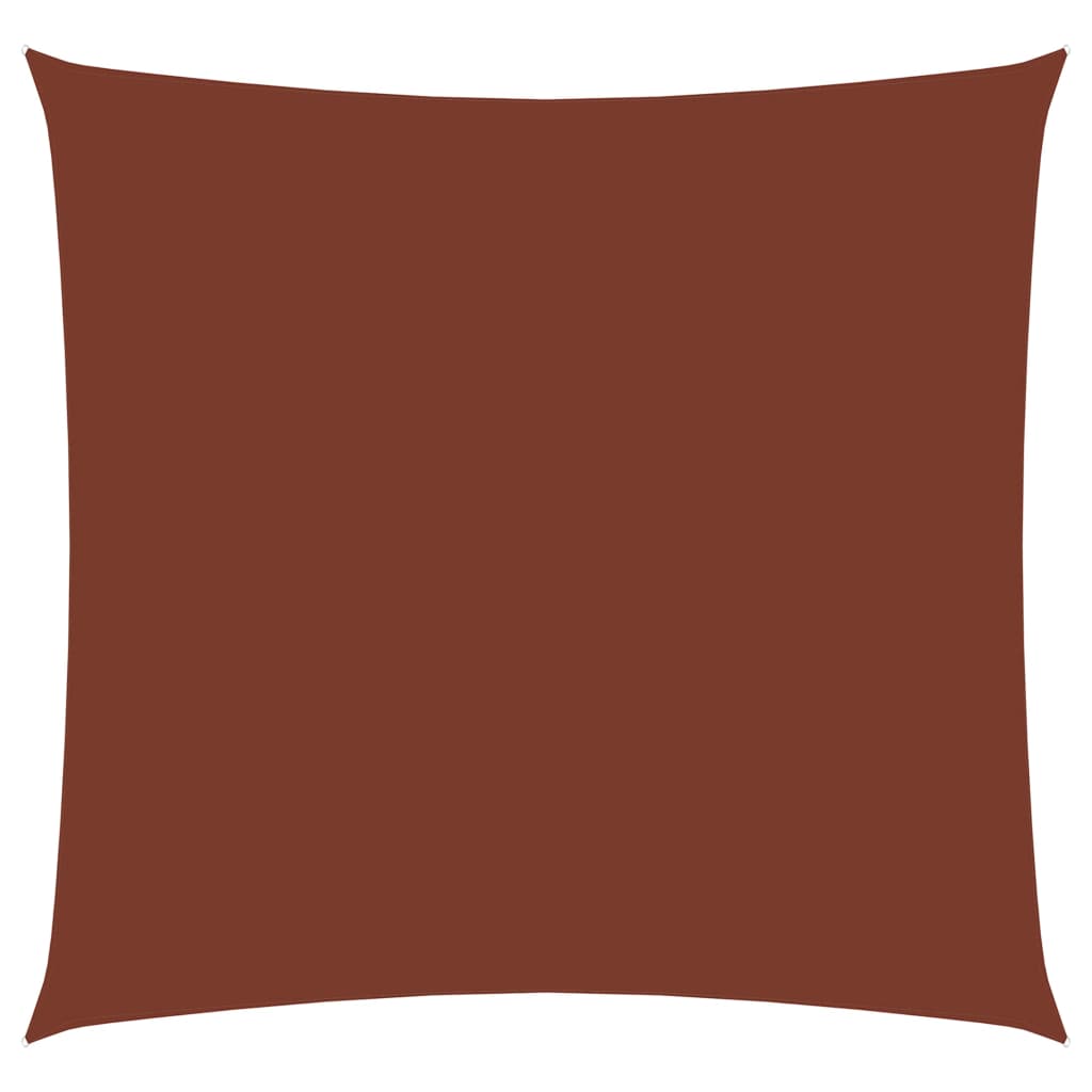 Zonnescherm vierkant 4,5x4,5 m oxford stof terraccota 4.5 x 4.5 m Terracotta