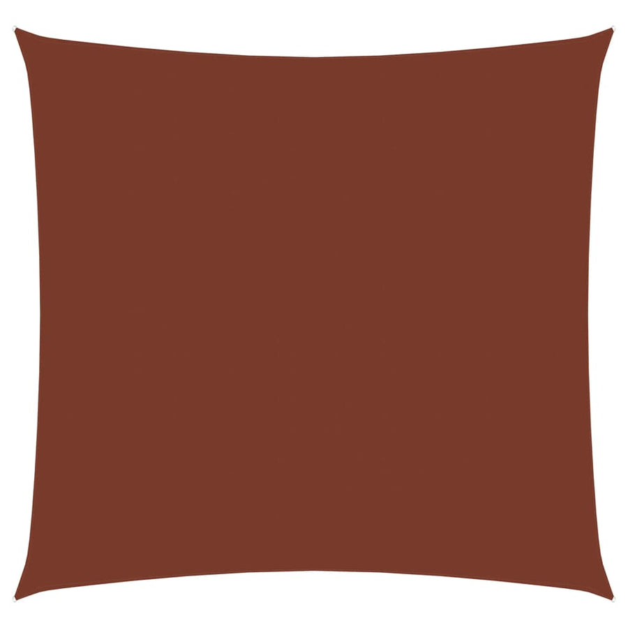 Zonnescherm vierkant 6x6 m oxford stof terracottakleurig 6 x 6 m Terracotta