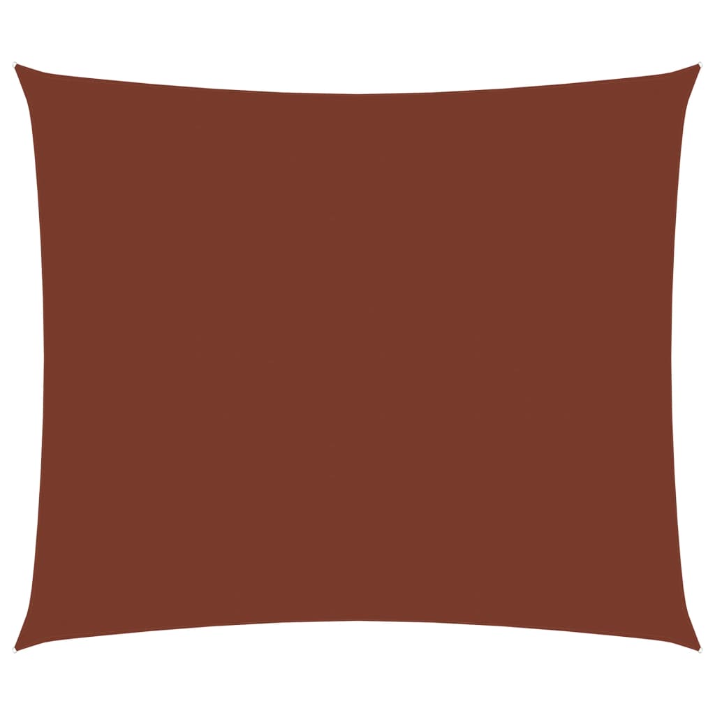 Zonnescherm Rechthoekig Oxford Stof Kleurig Terracotta 3 x 4 m