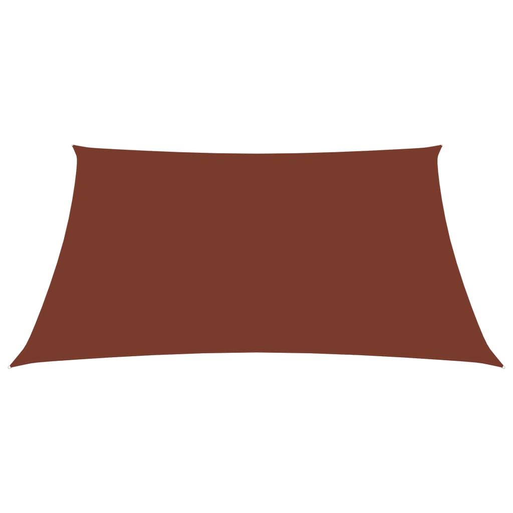 Zonnescherm Rechthoekig Oxford Stof Kleurig Terracotta 3 x 4 m