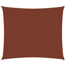 Zonnescherm rechthoekig 3x4,5 m oxford stof terracottakleurig 3 x 4.5 m