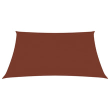 Zonnescherm rechthoekig 3x4,5 m oxford stof terracottakleurig 3 x 4.5 m