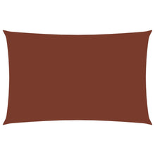 Zonnescherm rechthoekig 3x5 m oxford stof terracottakleurig 3 x 5 m