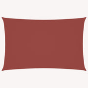 Zonnescherm rechthoek 6x8 m oxford stof terracotta