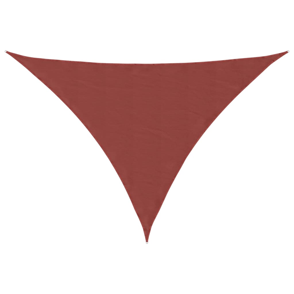 Zonnescherm Driehoekig 2,5X2,5X3,5 M Oxford Stof 2.5 x 2.5 x 3.5 m Terracotta