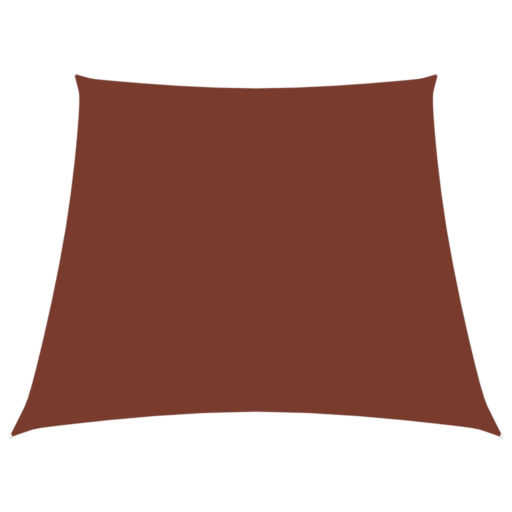 Zonnezeil Trapezium Oxford Stof Kleurig 2/4 x 3 m Terracotta