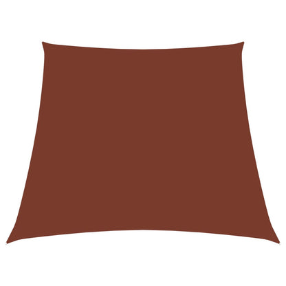 Zonnezeil Trapezium Oxford Stof Kleurig 2/4 x 3 m Terracotta