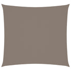 Zonnescherm vierkant 2,5x2,5 m oxford stof taupe 2.5 x 2.5 m Taupe