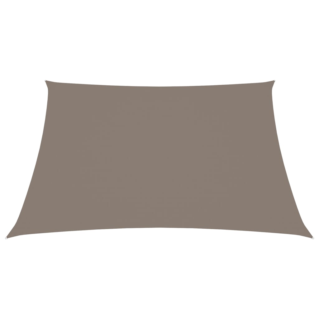 Zonnescherm vierkant 2,5x2,5 m oxford stof taupe 2.5 x 2.5 m Taupe