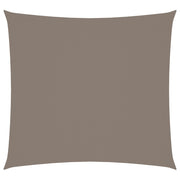 Zonnescherm vierkant 3,6x3,6 m taupe oxford stof